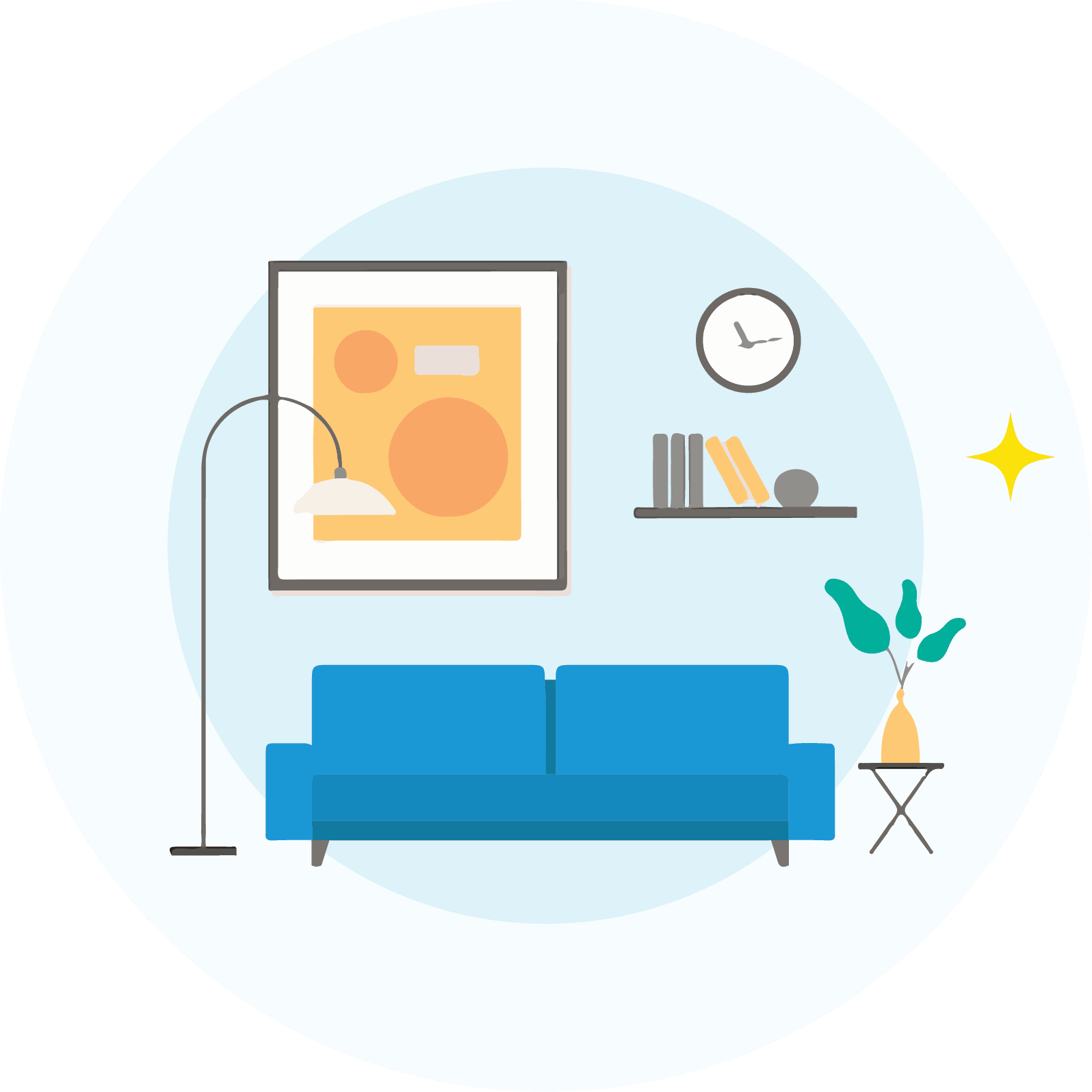 Business Service - Office, boarding house, and shop cleaning service icon